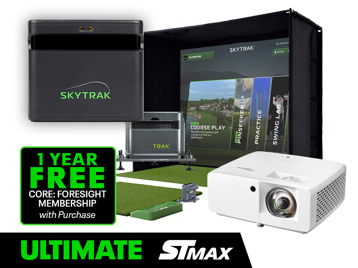 SKYTRAK ST MAX Golf Simulator | Ultimate Studio Package
