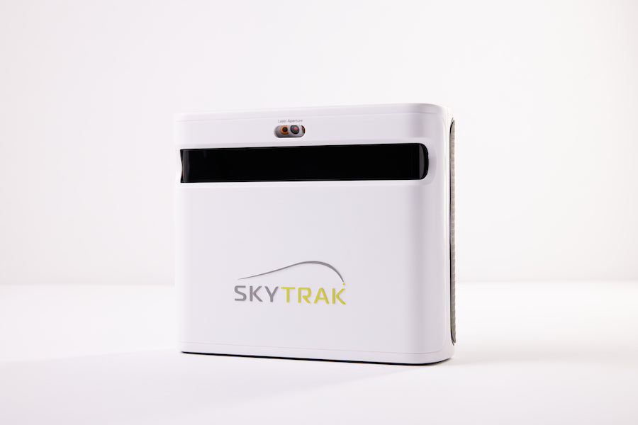 The SkyTrak+ launch monitor from the SkyTrak Golf Simulator line
