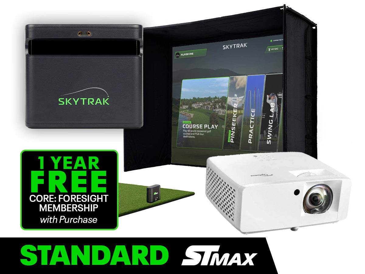 SKYTRAK ST MAX Golf Simulator | Standard Studio Package
