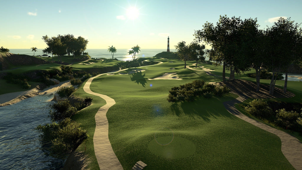 The Golf Club 2019 on SkyTrak simulation software