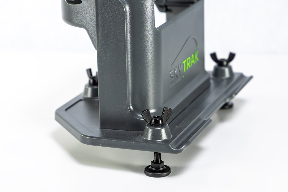 Close up of the SkyTrak+ protective case SkyTrak golf simulation accessories