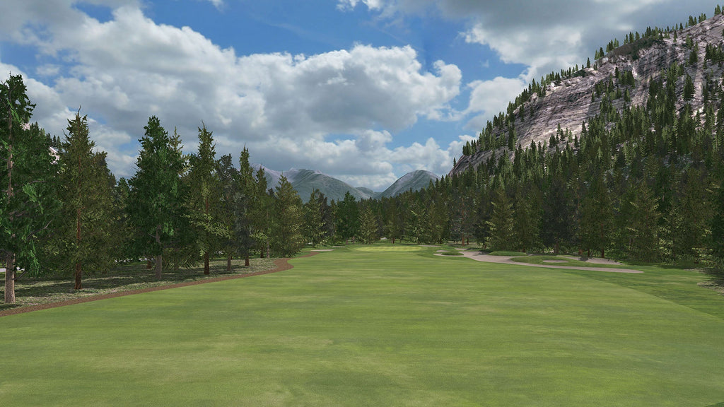Banff Springs golf course on SkyTrak simulation software